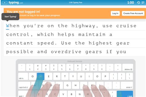 Typing Test Speed .
